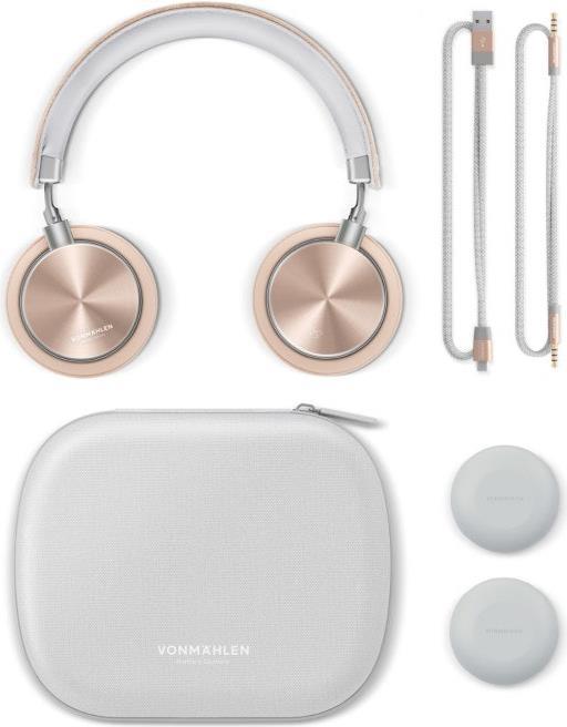 Купить Vonmählen Concert One Kopfhörer Kopfband Roségold 3,5-mm-Anschluss Bluetooth Mikro-USB (WCO00003) в магазине wardena.ru