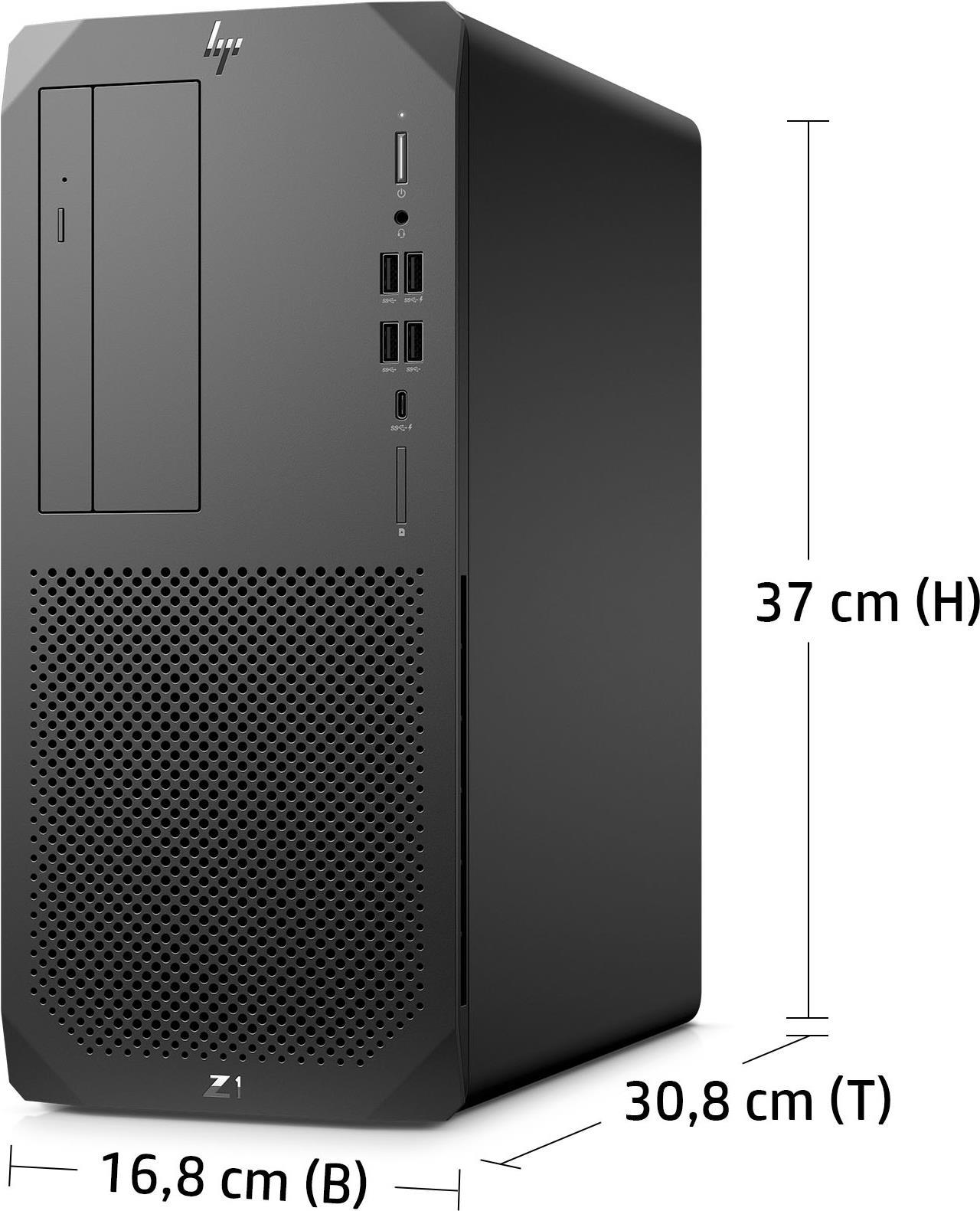 Купить HP Z1 G8 - Tower - 1 x Core i7 11700 / 2.5 GHz - vPro - RAM 16 GB - SSD 512 GB - NVMe, HP Value - DVD-Writer - GF RTX 3070 - GigE - Win 10 Pro 64-Bit - Monitor: keiner - Tastatur: Deutsch - Schwarz (5E9Z9EA#ABD) в магазине wardena.ru
