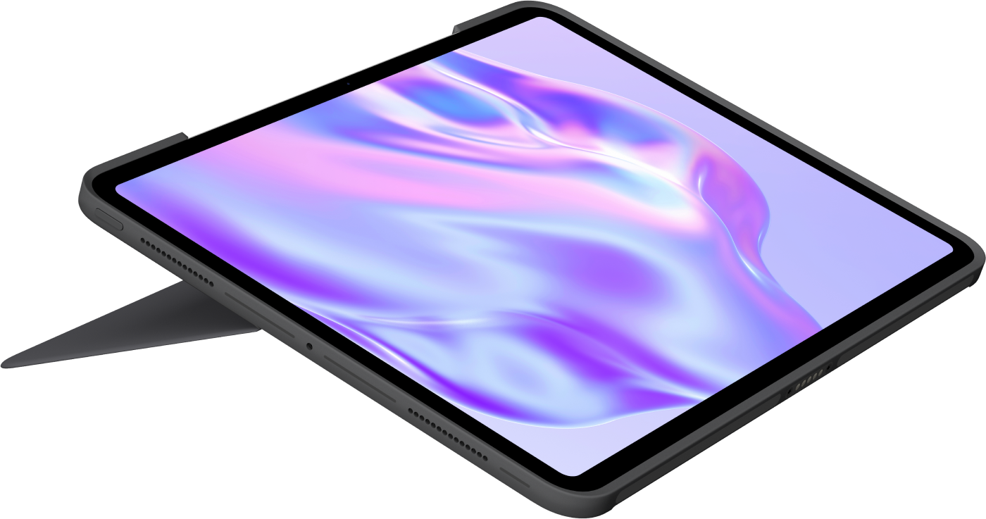 Купить Logitech Combo Touch - Tastatur und Foliohülle - mit Trackpad - hinterleuchtet - Apple Smart connector - AZERTY - Französisch - Graphite - für Apple 13-inch iPad Pro (M4) (920-012663) в магазине wardena.ru