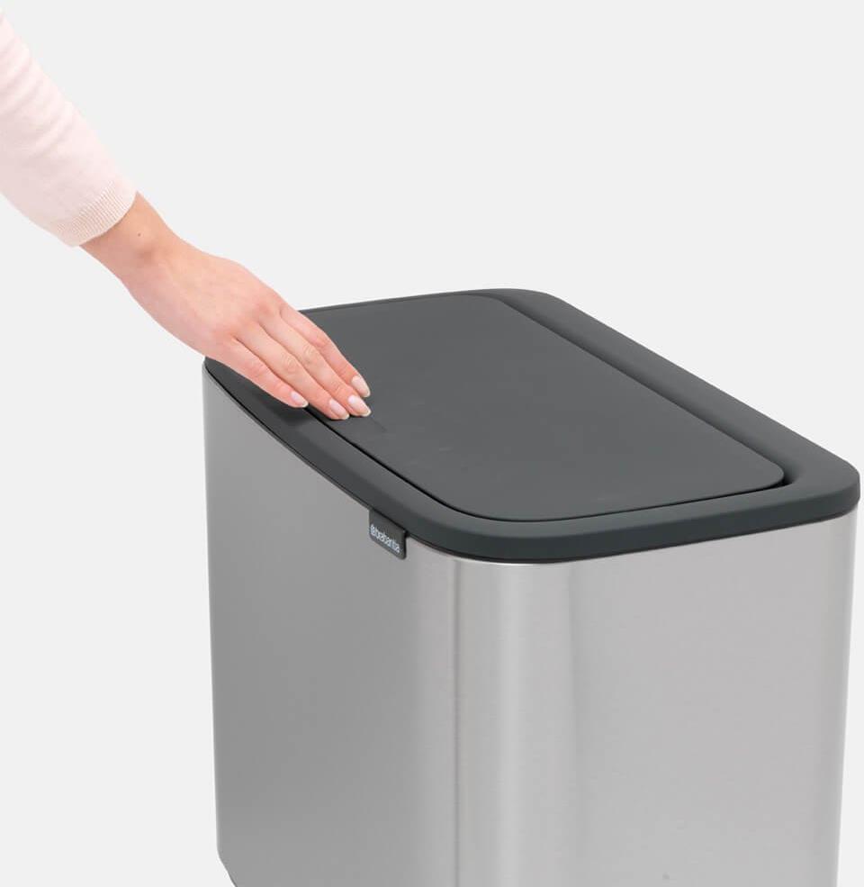 Купить Brabantia 315848 Mülleimer 36 l Rechteckig Stahl Edelstahl (315848) в магазине wardena.ru