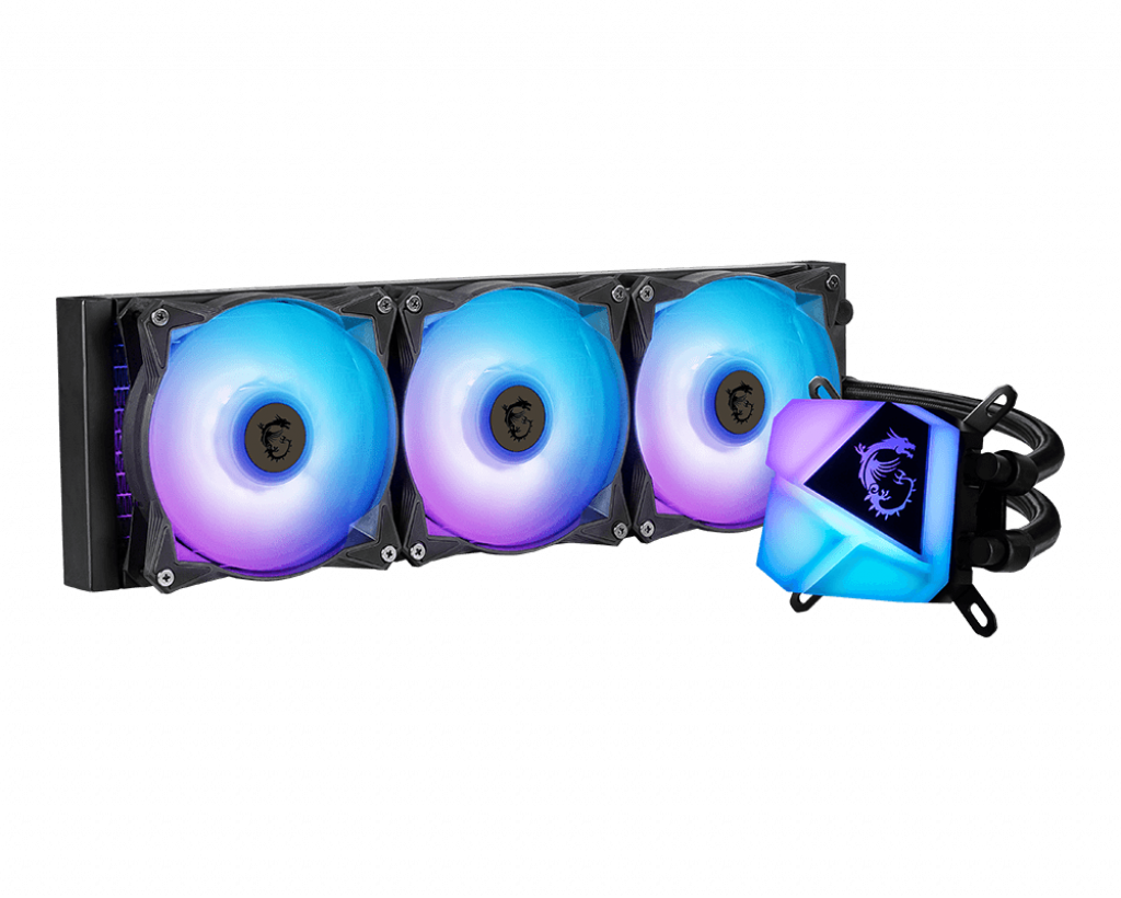 Купить MSI MPG CORE LIQUID C360 - Prozessor-Flüssigkeitskühlsystem - Kühlergröße: 360 mm - (für: LGA1156, AM2, AM2+, LGA1366, AM3, LGA1155, AM3+, LGA2011, FM1, FM2, LGA1150, FM2+, LGA2011-3, LGA1151, AM4, LGA2066, LGA1200, LGA1 (306-7ZW2R31-813) в магазине wardena.ru