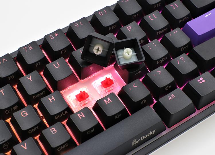 Купить Ducky One 2 Mini RGB Tastatur USB Schweiz Schwarz (DKON2061ST-SSZALAZT1) в магазине wardena.ru