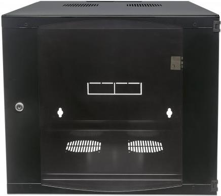 Купить Intellinet Double Section - Wandschrank - Schwarz, RAL 7021 - 6U - 48,3 cm (19") (713825) в магазине wardena.ru