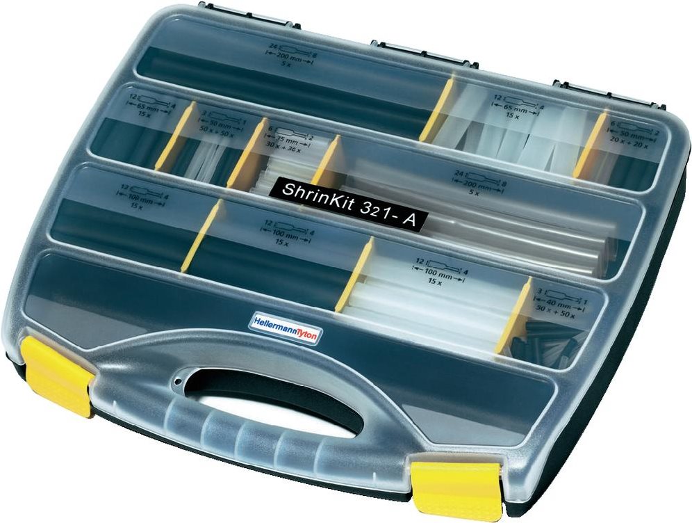 Купить Hellermann Tyton 380-03003 - Schrumpfschlauch - Schwarz - Transparent - Polyolefin - 1 Stück(e) (380-03003) в магазине wardena.ru