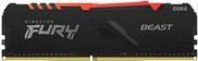 Купить Kingston FURY Beast RGB - DDR4 - Modul - 16 GB - DIMM 288-PIN - 3000 MHz / PC4-24000 - CL16 - 1.35 V - ungepuffert - non-ECC - Schwarz (KF430C16BBA/16) в магазине wardena.ru