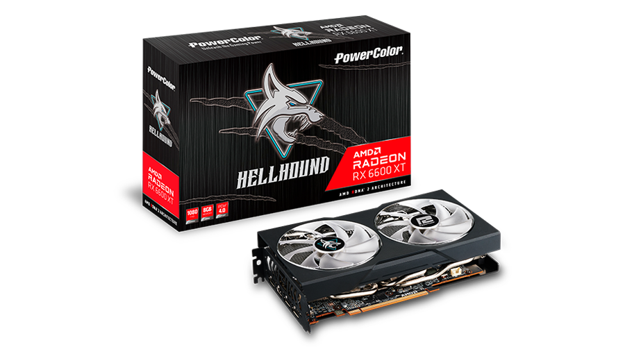 Купить PowerColor Hellhound Radeon RX 6600XT AMD Radeon RX 6600 XT 8 GB GDDR6 (AXRX 6600XT 8GBD6-3DHL/OC) в магазине wardena.ru