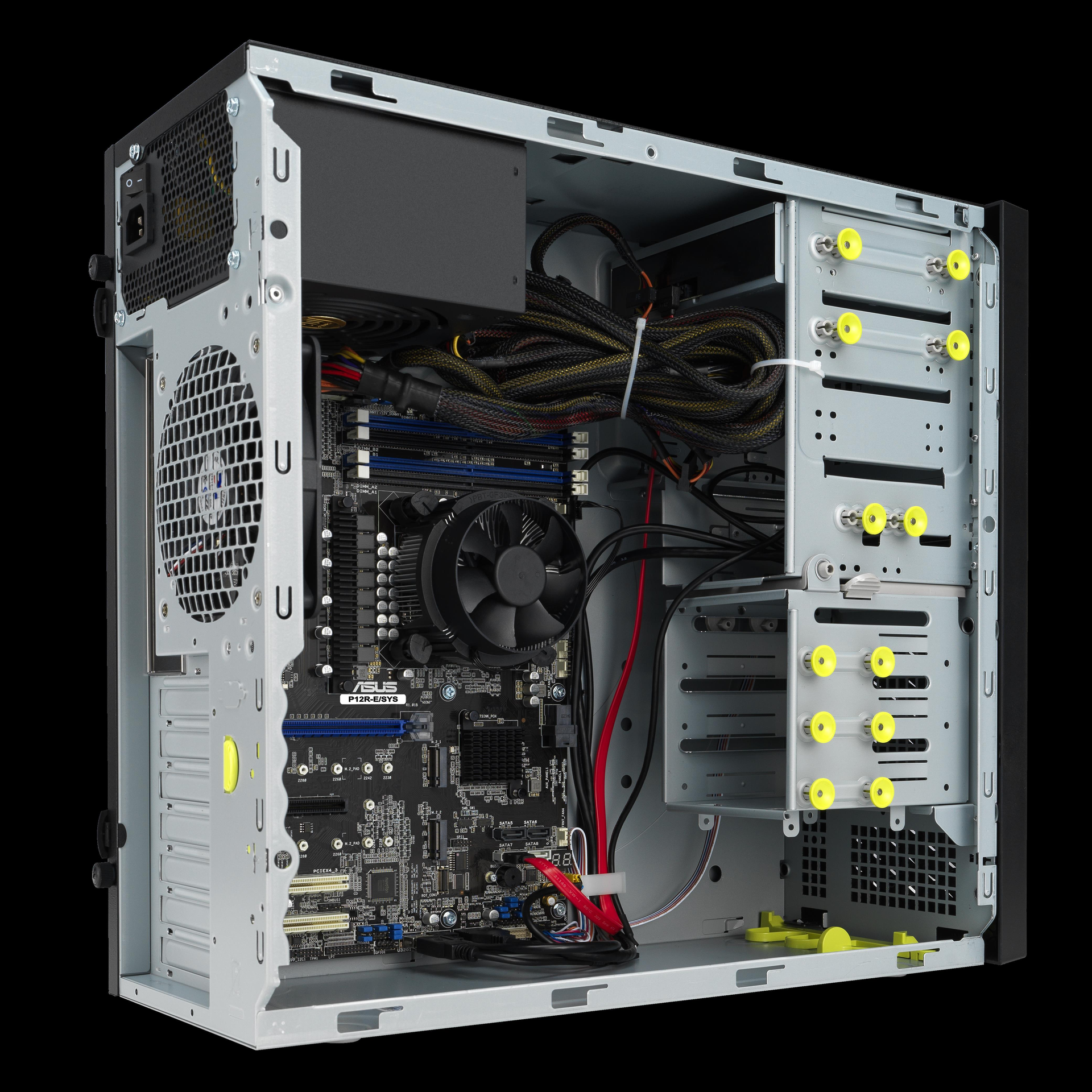 Купить ASUS TS100-E11-PI4 Intel C256 LGA 1200 (Socket H5) Tower Schwarz (90SF02N1-M000Z0) в магазине wardena.ru