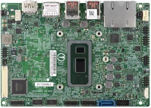 Купить SUPERMICRO X11SWN-E - Motherboard - 3.5" SBC - Intel Core i5 8365UE - USB 3.1 Gen 2 - 2 x Gigabit LAN - Onboard-Grafik - HD Audio (MBD-X11SWN-E-O) в магазине wardena.ru