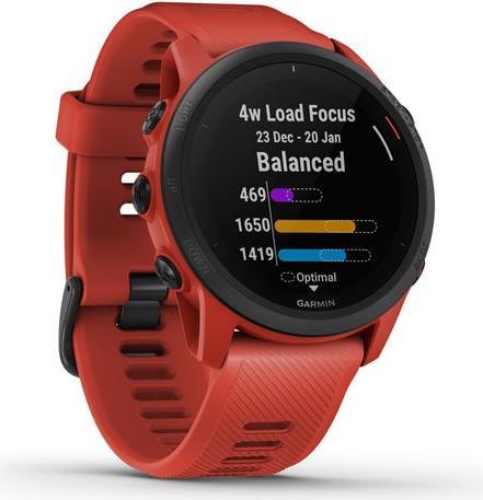 Купить Garmin Forerunner 745 - Magma Red - Sportuhr mit Band - Silikon - Magma Red - Handgelenkgröße: 126-216 mm - Anzeige 3.04 cm (1.2") - Bluetooth, Wi-Fi, NFC, ANT+ - 47 g (010-02445-12) в магазине wardena.ru