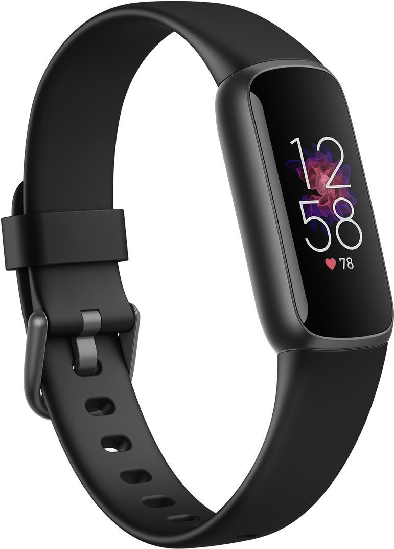 Купить Fitbit Luxe - Graphite Stainless Steel - Aktivitätsmesser mit Band - Silikon - schwarz - Bandgröße: S/L - Bluetooth (FB422BKBK) в магазине wardena.ru