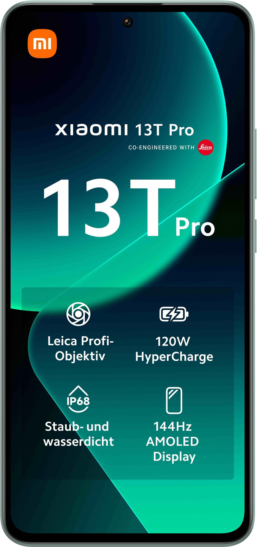 Купить Xiaomi 13T Pro 16,9 cm (6.67") Dual-SIM Android 13 5G USB Typ-C - 16 GB - 1,02 TB 5000 mAh - meadow green (MZB0FB8EU) в магазине wardena.ru