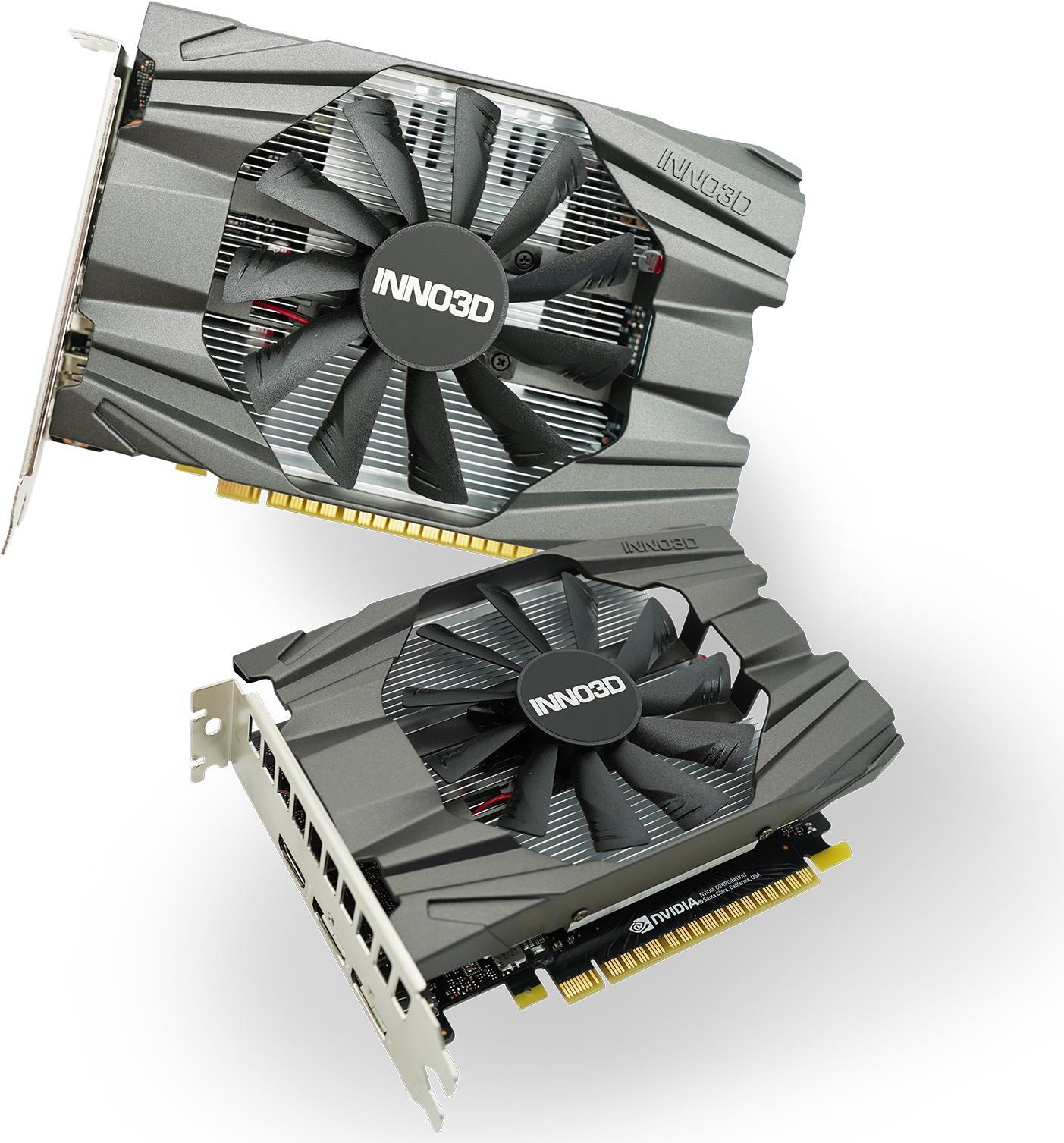 Купить InnoVISION Inno3D GeForce GTX 1630 COMPACT - Grafikkarten - NVIDIA GeForce GTX 1630 - 4GB GDDR6 - PCIe 3.0 x16 - HDMI, 2 x DisplayPort (N16301-04D6-1177VA19) в магазине wardena.ru