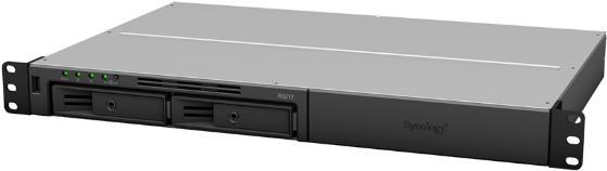 Купить Synology RackStation RS217 - NAS-Server - 2 Schächte - Rack - einbaufähig - SATA 6Gb/s - HDD - RAID 0, 1, JBOD - RAM 512 MB - Gigabit Ethernet - iSCSI Support - 1U - TAA-konform в магазине wardena.ru
