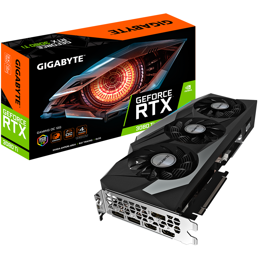 Купить Gigabyte GeForce RTX 3080 Ti GAMING OC 12G - Grafikkarten - GF RTX 3080 Ti - 12 GB GDDR6X - PCIe 4.0 x16 - 2 x HDMI, 3 x DisplayPort (GV-N308TGAMING OC-12GD) в магазине wardena.ru