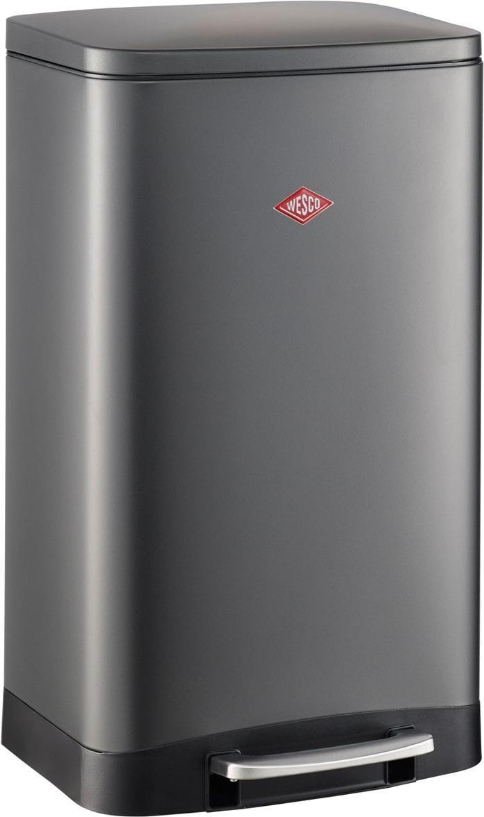 Купить Wesco Treteimer Towerkick Loft 40l graphit matt. Fassungsvermögen: 40 l, Formfaktor: Quadratisch, Gehäusematerial: Kunststoff. Breite: 37,9 mm, Höhe: 658 mm. Menge pro Packung: 1 Stück(e) (385731-77) в магазине wardena.ru