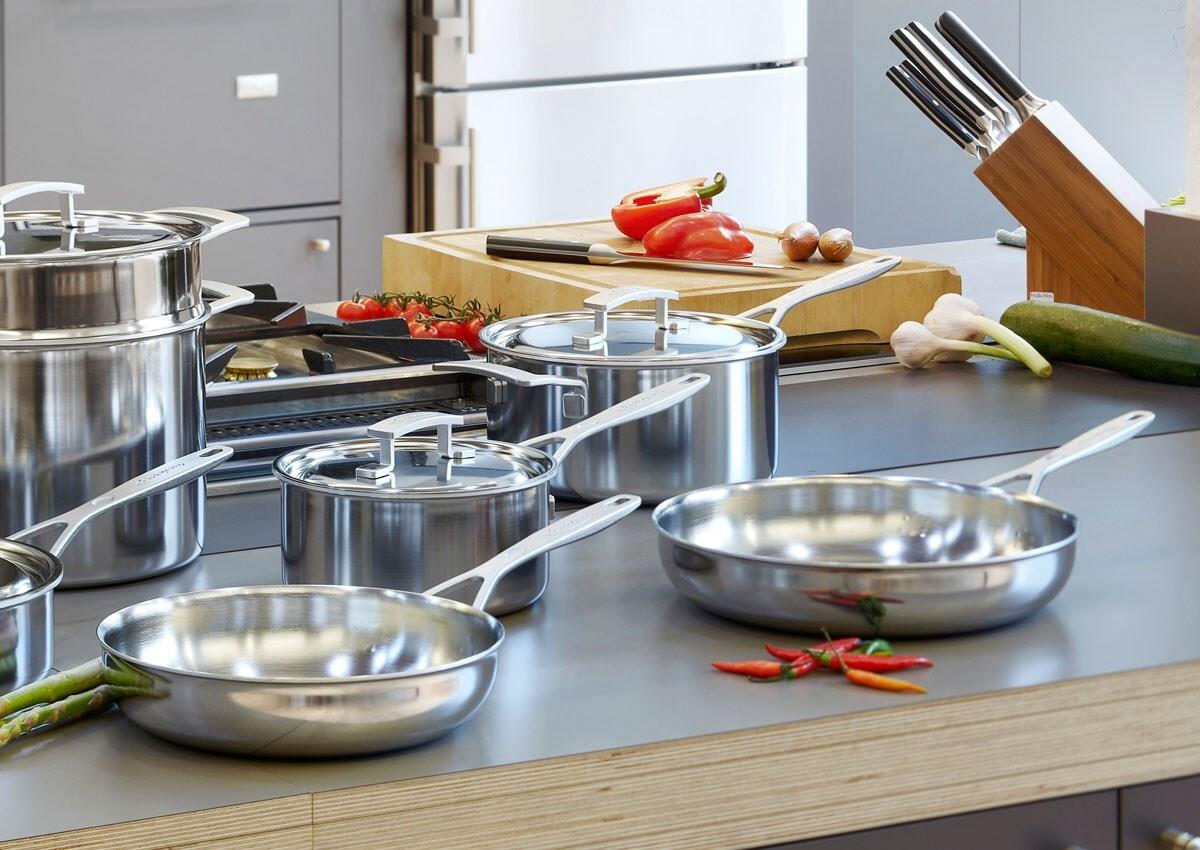 Купить DEMEYERE Industry 5 24 CM Silberne Stahlpfanne (1029690) в магазине wardena.ru