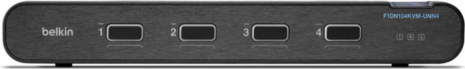 Купить BELKIN 4P SNGL HEAD DP/HDMI TO DP/HDMI VIDEO SEC DT KVM SW NO CAC PP4.0 (F1DN104KVM-UNN4) в магазине wardena.ru