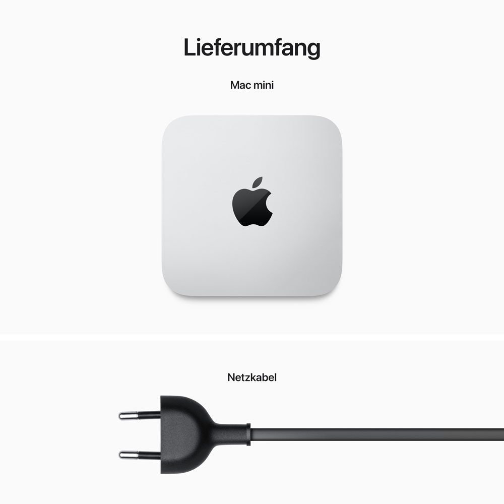 Купить Apple Mac mini M2 Apple M 8 GB 256 GB SSD macOS Ventura Mini-PC Silber (MMFJ3D/A) в магазине wardena.ru