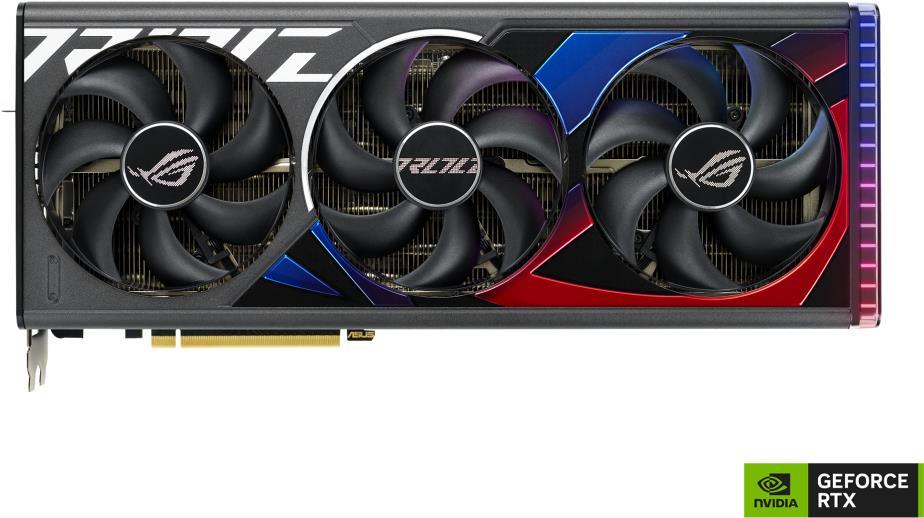 Купить ASUS ROG Strix GeForce RTX 4090 - OC Edition - Grafikkarten - NVIDIA GeForce RTX 4090 - 24 GB GDDR6X - PCIe 4.0 - 2 x HDMI, 3 x DisplayPort (90YV0ID0-M0NA00) в магазине wardena.ru