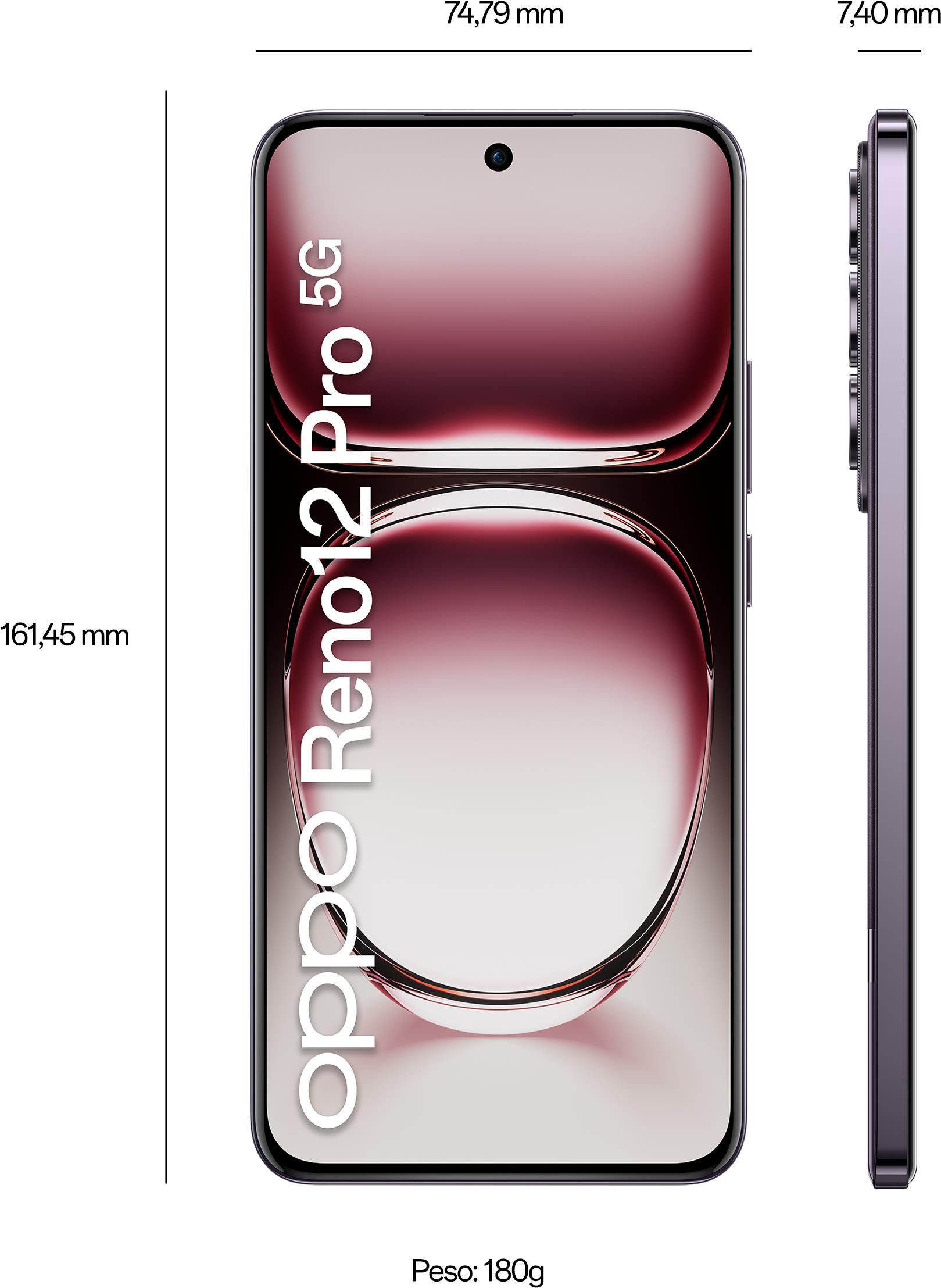 Купить OPPO Reno12 Pro 17 cm (6.7") Dual-SIM Android 14 5G USB Typ-C 12 GB 512 GB 5000 mAh Schwarz (110010234127) в магазине wardena.ru