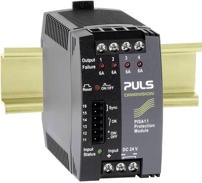 Купить PULS DIMENSION PISA11.406 4-Kanal Sicherungsmodul 24 V/DC / 4 x 6 A / (PISA11.406) в магазине wardena.ru