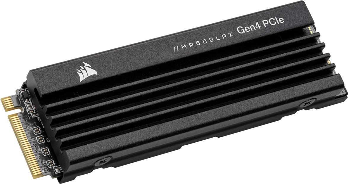 Купить CORSAIR MP600 PRO LPX - SSD - 2TB - intern - M.2 2280 - PCI Express 4,0 x4 (NVMe) - 256-Bit-AES - integrierter Kühlkörper (CSSD-F2000GBMP600PLP) в магазине wardena.ru