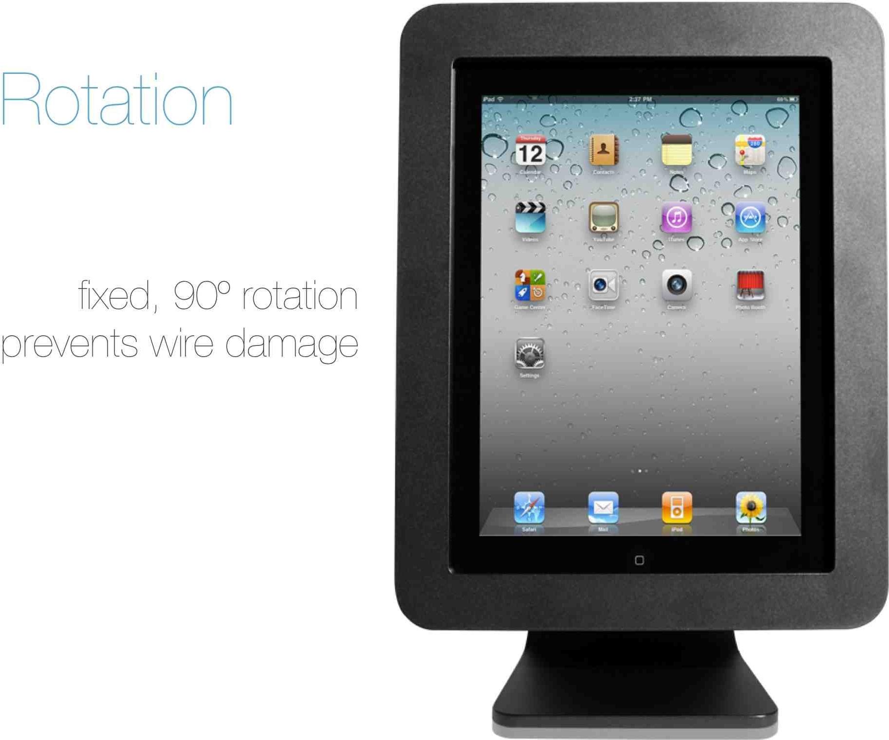 Купить Compulocks Executive 360 iPad 9.7" Counter Top POS Kiosk Tablet Stand - Aufstellung - für Tablett - Aluminium - Schwarz - für Apple 9.7" iPad; 9.7" iPad Pro; iPad; iPad 2; iPad Air 2; iPad with Retina display (AIO-B) в магазине wardena.ru