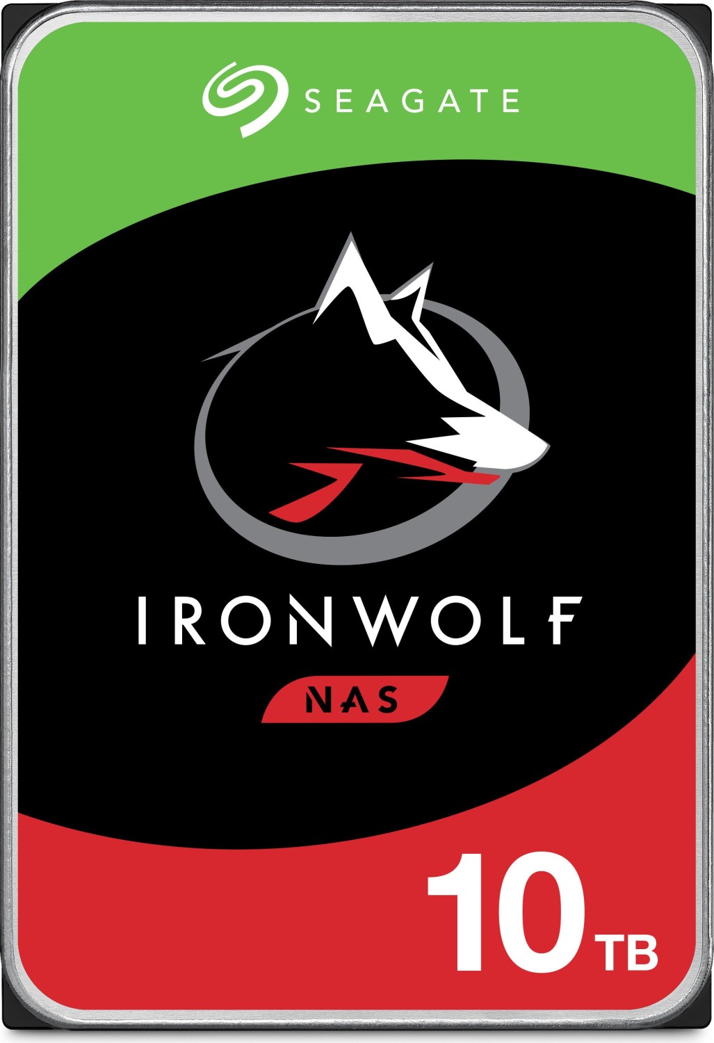 Купить Seagate IronWolf ST10000VN000 - Festplatte - 10 TB - intern - 3.5" (8.9 cm) - SATA 6Gb/s - 7200 U/min - Puffer: 256 MB - mit 3 Jahre Seagate Rescue Datenwiederherstellung в магазине wardena.ru