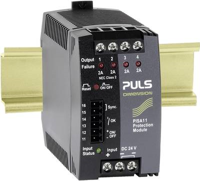 Купить PULS DIMENSION PISA11.402 4-Kanal Sicherungsmodul 24 V/DC / 4 x 2 A / (PISA11.402) в магазине wardena.ru
