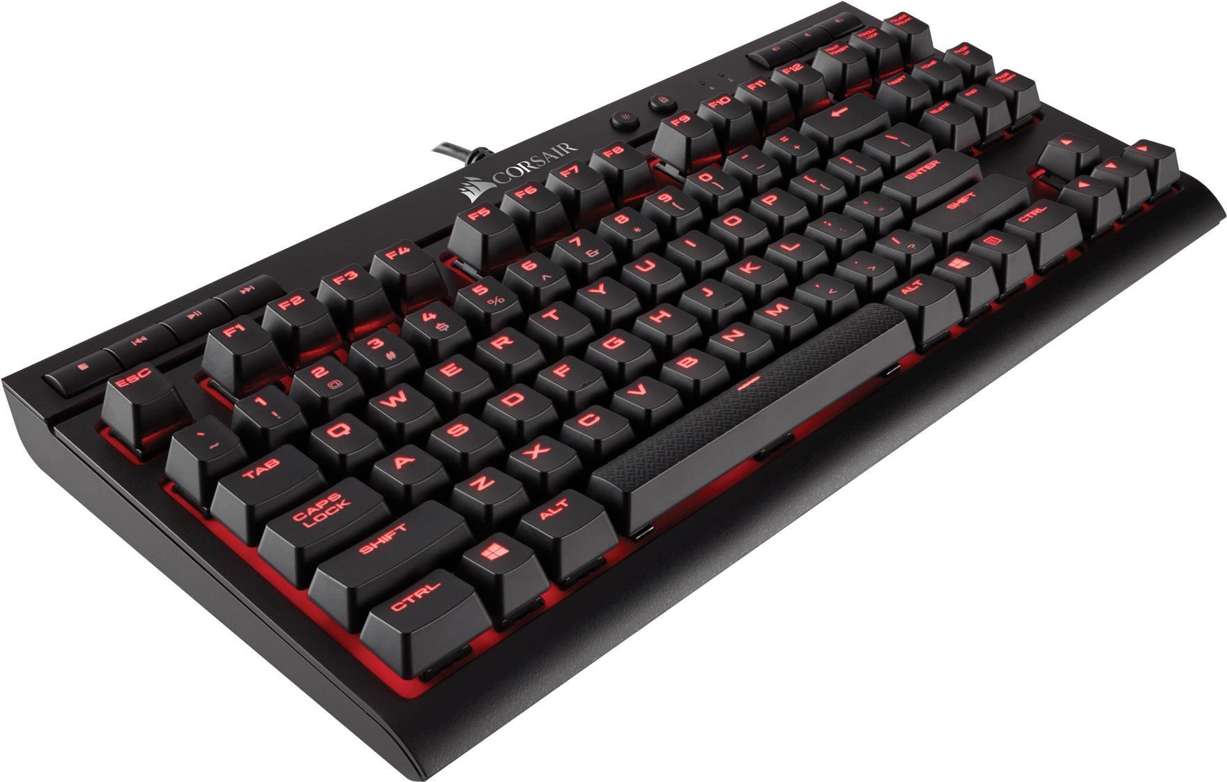Купить Corsair K63 Tastatur USB QWERTY Englisch Schwarz (CH-9115020-NA) в магазине wardena.ru