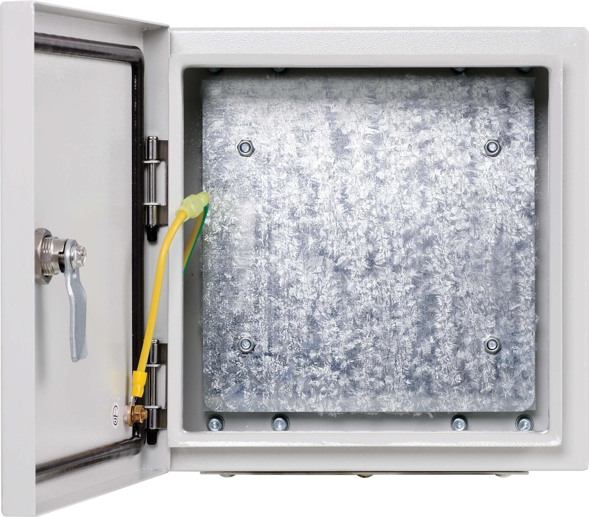 Купить EATON TRIPPLITE SmartRack Outdoor Ind. Encl. w Lock - NEMA 4 Metal Construction 25,4cm 25,40cm (10") x 25,4cm 25,40cm (10") x 25,4cm 25,40cm (10") Gray (SRIN4101010) в магазине wardena.ru