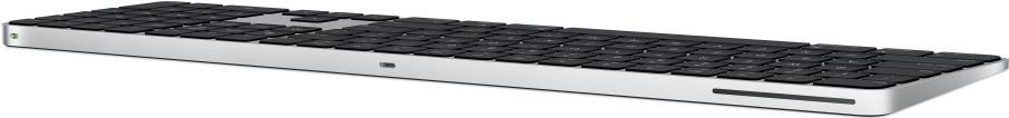 Купить Apple Magic Keyboard with Touch ID and Numeric Keypad for Mac models with silicon - Black Keys - Swiss (MMMR3SM/A) в магазине wardena.ru