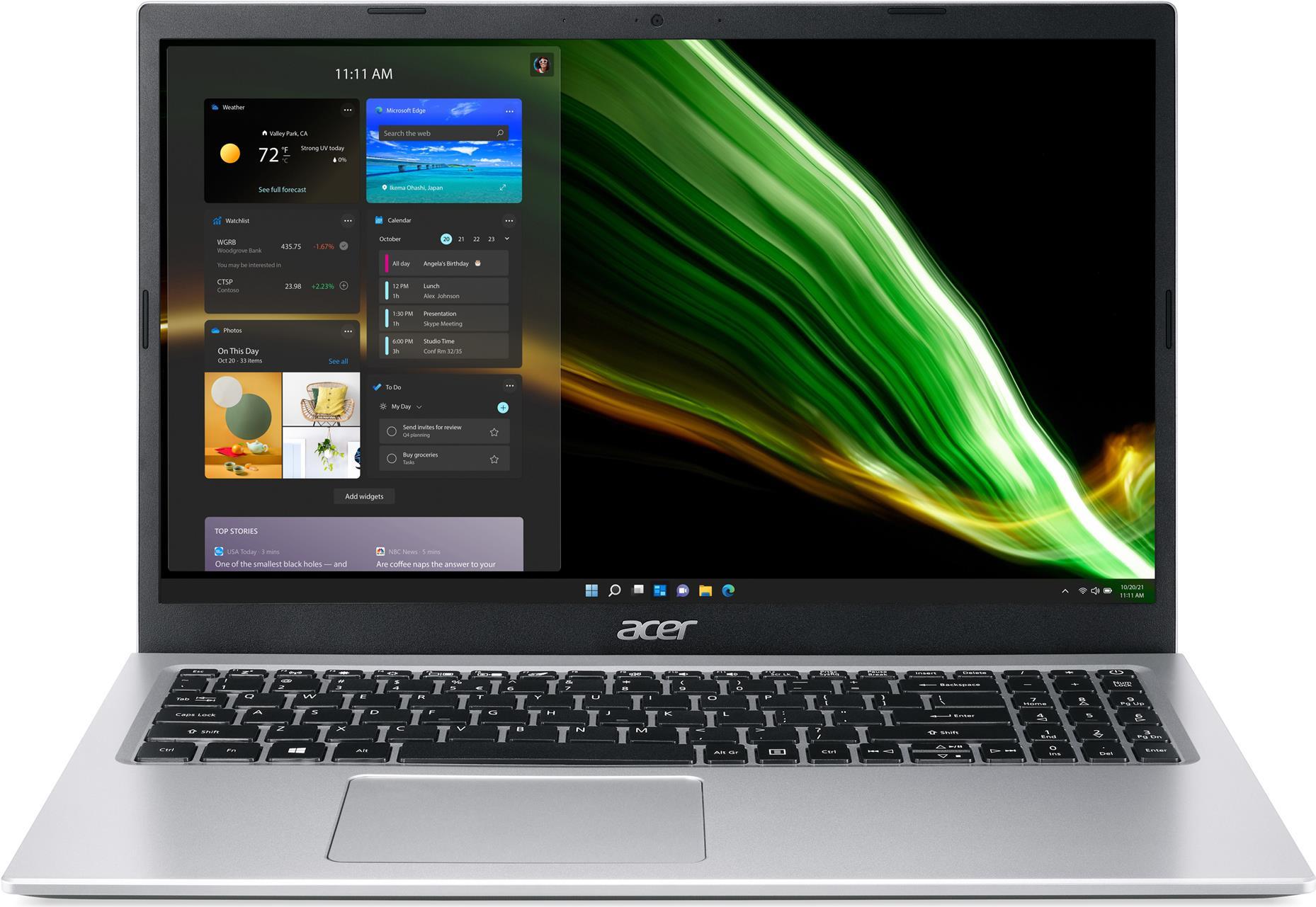 Купить Acer Aspire 1 (A115-32-C7WS) - 15.6" Full HD IPS, Celeron N5100, 4GB RAM, 128GB eMMC, Windows 11 S + Microsoft 365 Personal (1-Jahres-Abonnement) (NX.A6WEV.00J) в магазине wardena.ru
