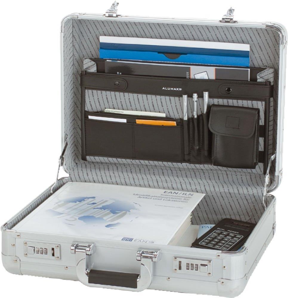 Купить ALUMAXX Attaché case TAURUS - Tasche für Dokumente - Aluminium - Silber (45114) в магазине wardena.ru