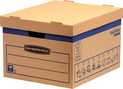 Купить Fellowes SmoothMove™ Prime FastFold® Umzugsbox 29x38x43 cm (47L) - Aufbewahrungsbox - Natürlich/Natur - Rechteckig - Karton - Muster - 47 l (6204001) в магазине wardena.ru
