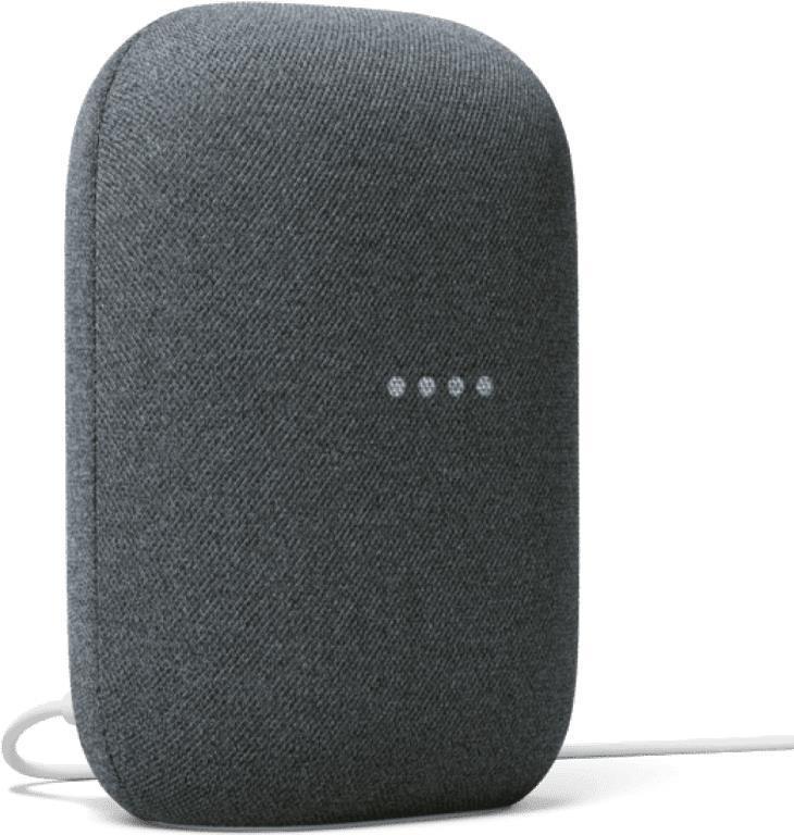 Купить Google Nest Audio Charcoal - Google Assistant - Oval - Holzkohle - Kunststoff - Chromecast,Chromecast Audio - Android - iOS (GA01586-NO) в магазине wardena.ru