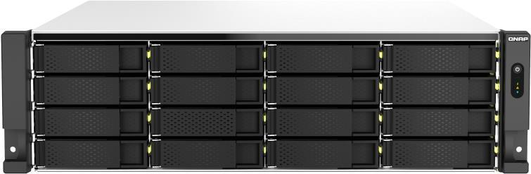 Купить QNAP TS-H2287XU-RP - NAS-Server - 22 Schächte - Rack - einbaufähig - SATA 6Gb/s - RAID 0, 1, 5, 6, 10, 50, JBOD, 60 - RAM 32 GB - 2.5 Gigabit Ethernet / 10 Gigabit Ethernet - iSCSI Support - 3U (TS-H2287XU-RP-E2336-32G) в магазине wardena.ru