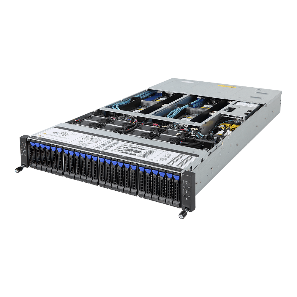 Купить Gigabyte H261-Z60 - DDR4-SDRAM - 2133,2400,2666 MHz - Octa-channel - 2.5"  - Aspeed AST2500 - Gigabit Ethernet (6NH261Z60MR-00-A) в магазине wardena.ru