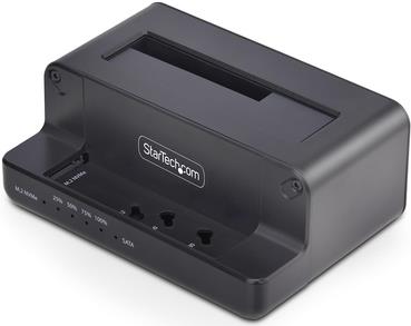 Купить StarTech.com M.2 NVMe to 2.5/3.5" SATA Drive Duplicator, Dual Bay Cloner - Solid State / Festplattenduplikator - 2 Schächte (SATA-600 / PCI Express (NVMe)) (N2-M2-SSD-DUPLICATOR) в магазине wardena.ru