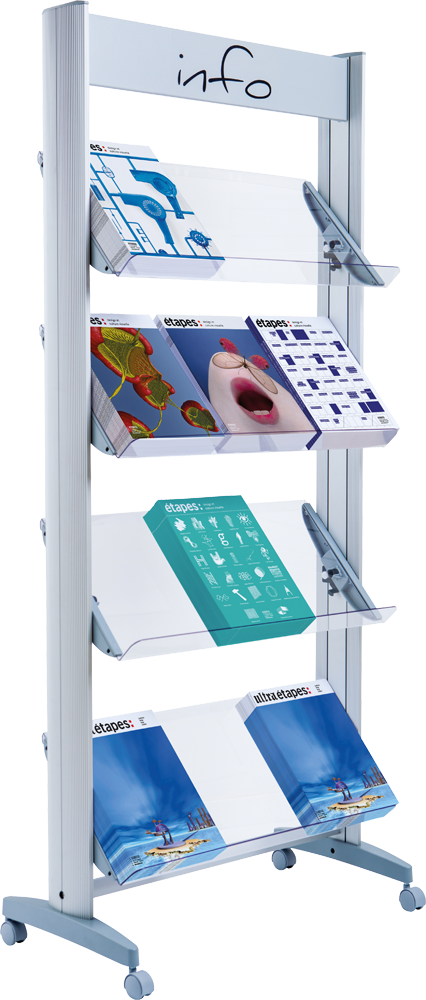 Купить PAPERFLOW Prospektständer 12.A4TT.35 alu (12.A4TT.35) в магазине wardena.ru