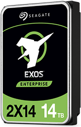 Купить Seagate Exos 2X14 ST14000NM0081 - Festplatte - 14 TB - intern - SAS 12Gb/s - 7200 U/min - Puffer: 256 MB в магазине wardena.ru