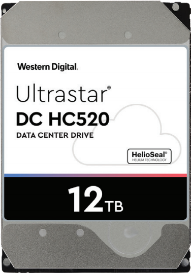 Купить WD Ultrastar HE12 HUH721212ALE600 - Festplatte - 12 TB - intern - 3.5" (8.9 cm) - SATA 6Gb/s - 7200 U/min - Puffer: 256 MB (0F29590) в магазине wardena.ru