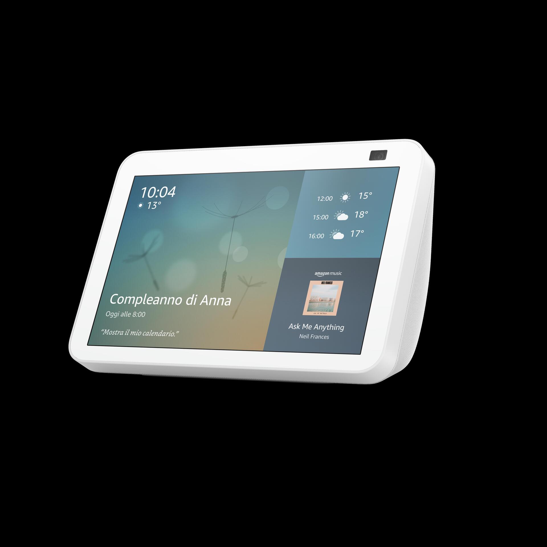 Купить Amazon Echo Show 8 (2nd Generation) - Smart-Display - LCD 20,30cm (8") - kabellos - Bluetooth, Wi-Fi - Glacier White (B084TNK1NH) в магазине wardena.ru