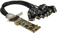 Купить StarTech.com 16 Port PCI Express Seriell Karte - Low Profile - High Speed PCIe Seriell Karte mit 16 DB9 RS232 Ports - Erweiterungsmodul - PCIe 1.1 Low-Profile - RS-232 x 2 - Gelb (PEX16S550LP) в магазине wardena.ru