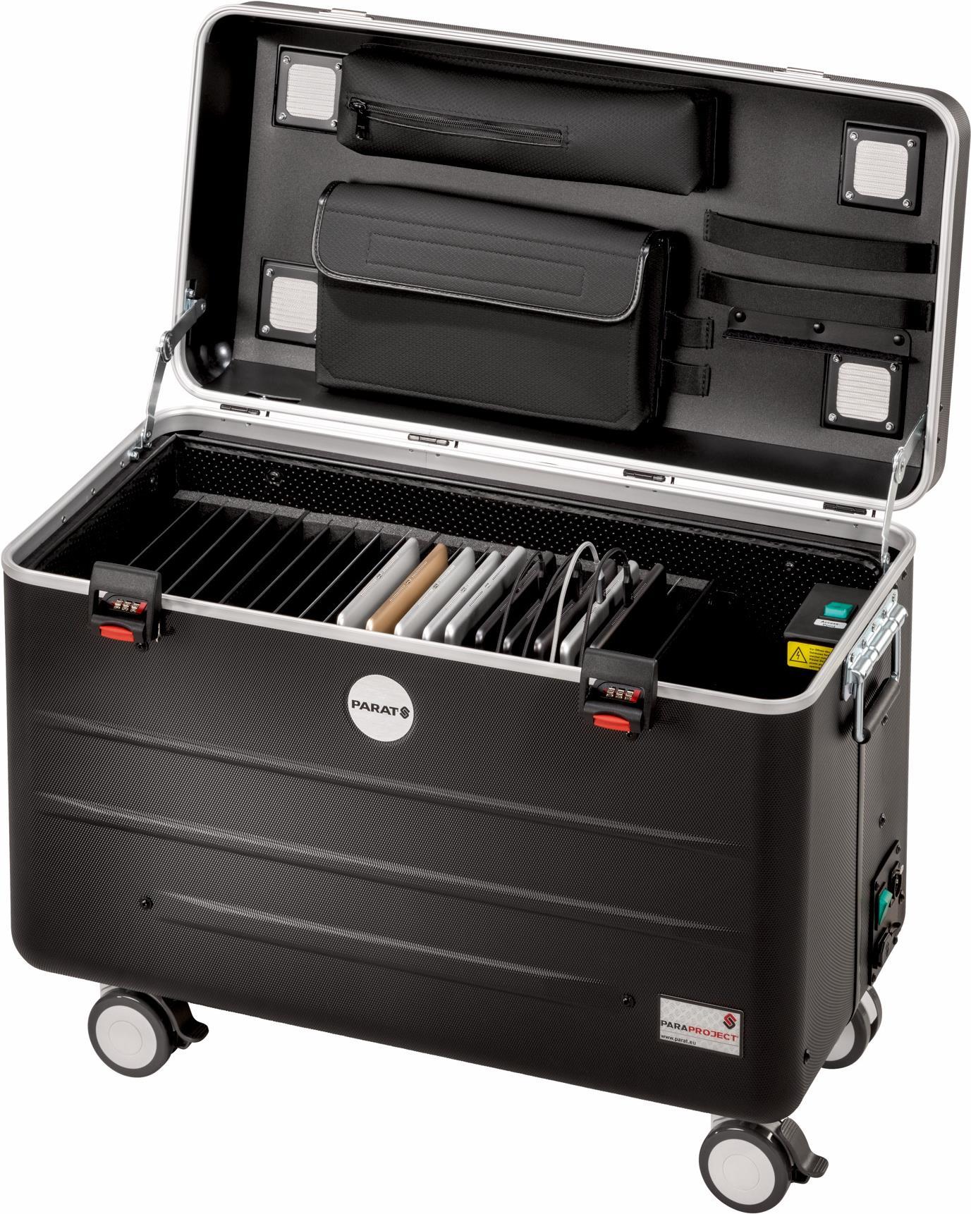 Купить PARAT PARAPROJECT Case TC20 Plus - Wagen (nur Laden) - für 20 Tablets - verriegelbar - X-ABS Kunststoff - Schwarz - Bildschirmgröße: up to 29,2 cm (up to 11.5") (20872015101) в магазине wardena.ru