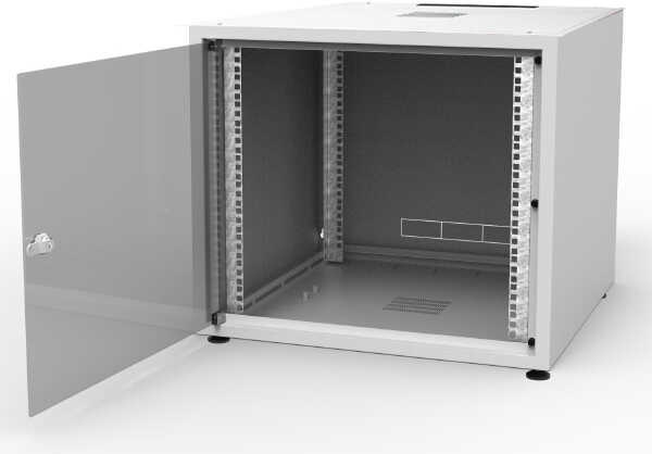 Купить IT-BUDGET 19"-Netzwerkschrank SJB - 10 HE - BxT 600x600 mm - Glastür - Rückwand - lichtgrau (W-3987-01-01-011-BBL) в магазине wardena.ru
