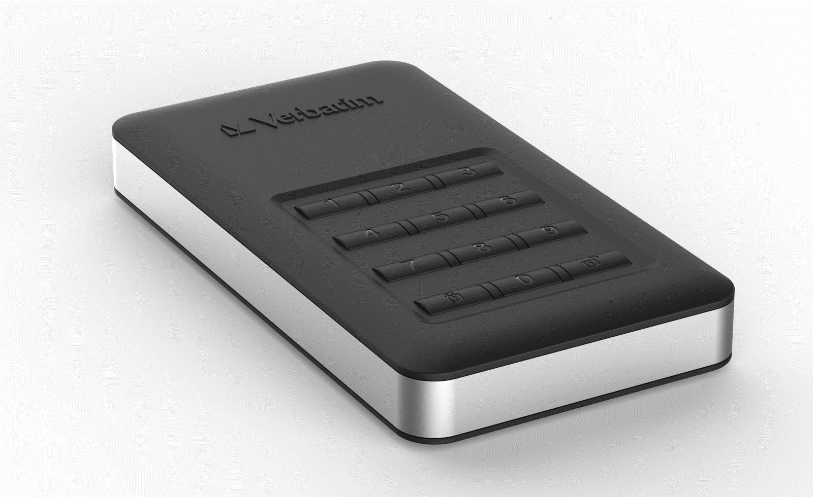 Купить Verbatim Store 'n' Go Portable - Festplatte - verschlüsselt - 1 TB - extern (tragbar) - USB 3.1 Gen 1 (USB-C Steckverbinder) - 256-Bit-AES (53401) в магазине wardena.ru