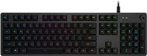 Купить Logitech Gaming G512 - Tastatur - Hintergrundbeleuchtung - USB - QWERTY - Spanisch - Tastenschalter: GX Brown Tactile - Kohle (920-009344) в магазине wardena.ru