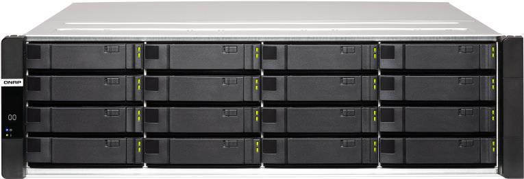 Купить QNAP ES1686dc Eingebauter Ethernet-Anschluss Rack (3U) Schwarz NAS (ES1686DC-2142IT-128G) в магазине wardena.ru