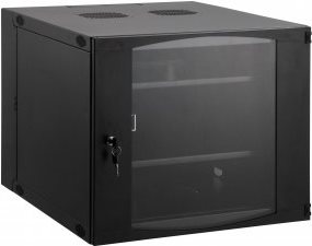 Купить Intellinet Double Section - Wandschrank - Schwarz, RAL 7021 - 12U - 48,3 cm (19") (713788) в магазине wardena.ru